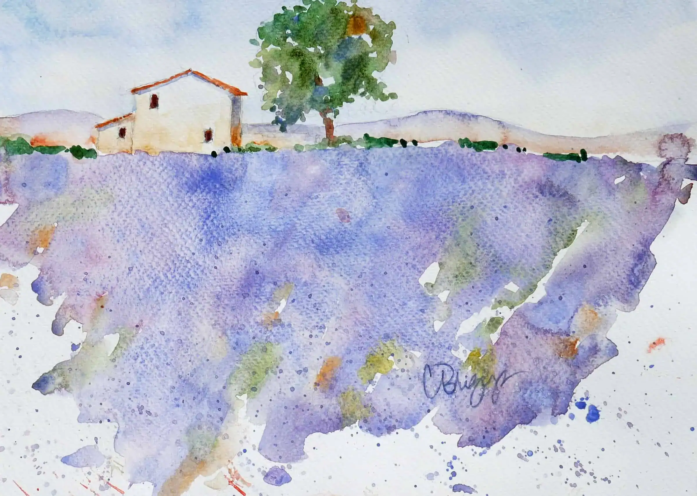 Plein Air Workshop - French Mediterranean Villages | Lavender in Provence