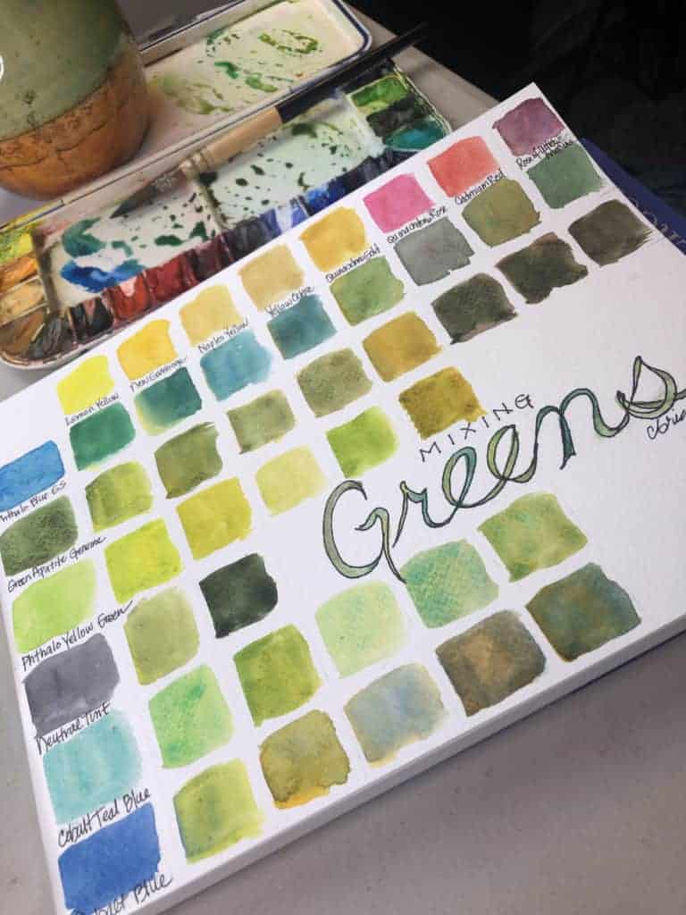 Playing with Colors Greens