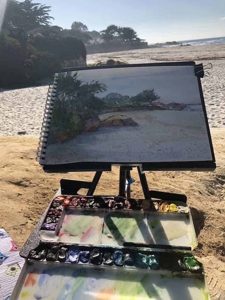 Watercolors by the Sea