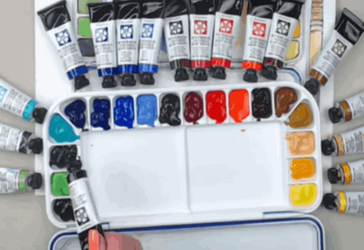 How to Set Up Your Watercolor Palette
