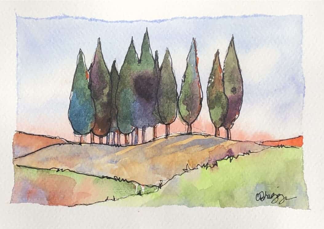 7 Unique Watercolor Painting Ideas for Beginners 1 © Cindy Briggs