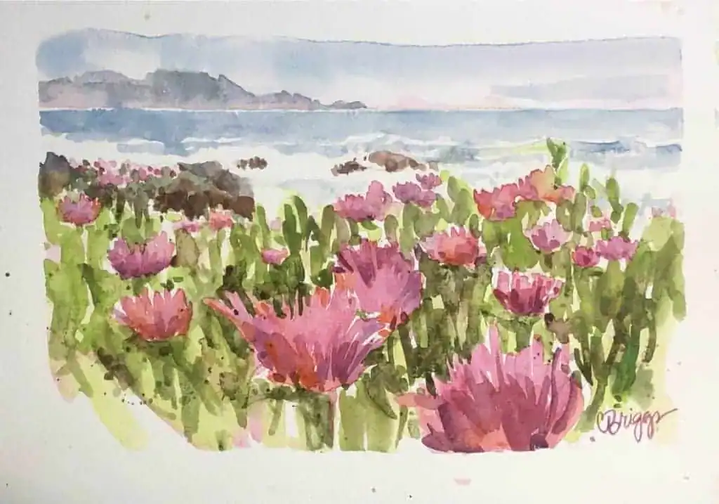 7 Unique Watercolor Painting Ideas for Beginners 2 © Cindy Briggs