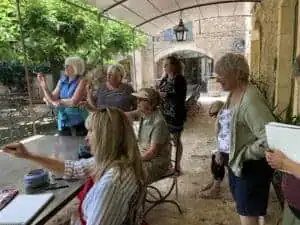 Plein Air Workshops class © Cindy Briggs Plein Air Workshops class © Cindy Briggs