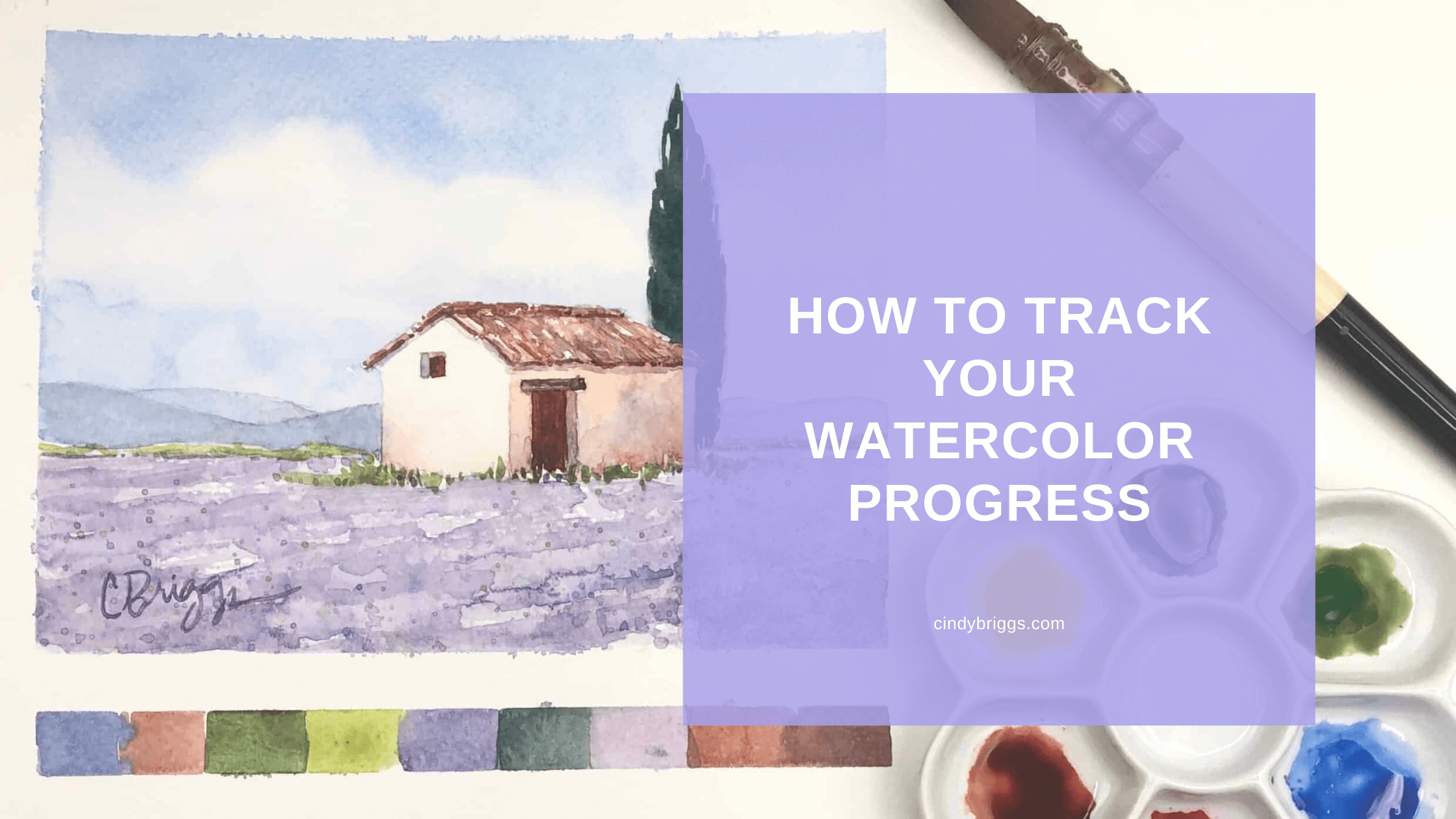 How to track your watercolor progress
