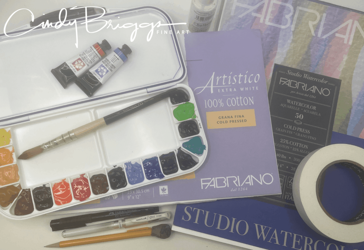 Watercolor Supplies 1 Finding the Best Watercolor Paper for Your Painting: My Experience and Recommendations Cindy Briggs Art Watercolor Painting