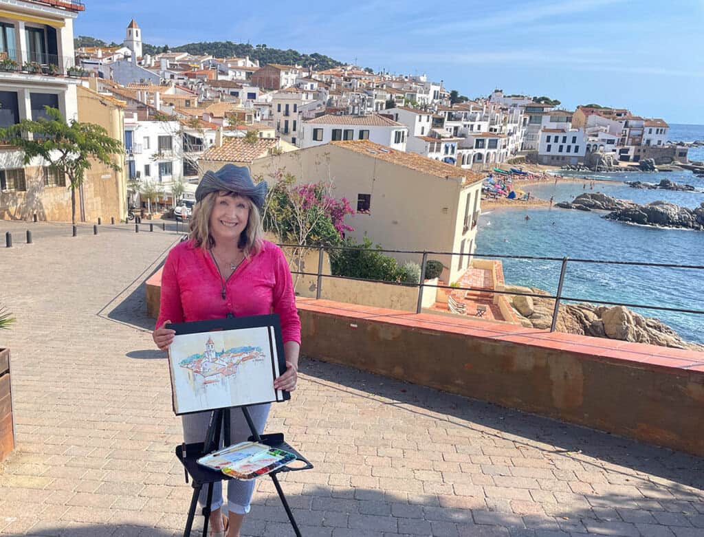 Artist Spotlight on Outdoor Painter 1 Blog Cindy Briggs Art Watercolor Painting