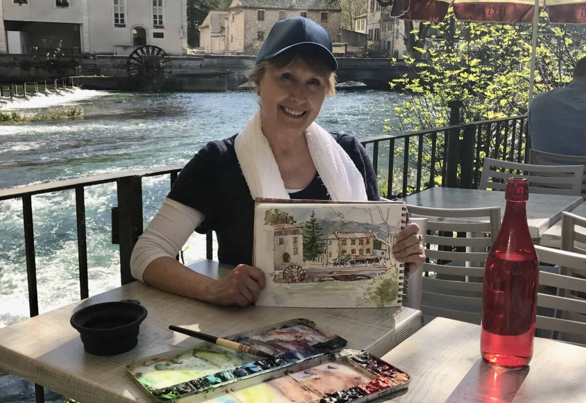 why I started painting outdoors plein air scaled 1 Why I Started Painting Outdoors and Why You Can Too Cindy Briggs Art Watercolor Painting