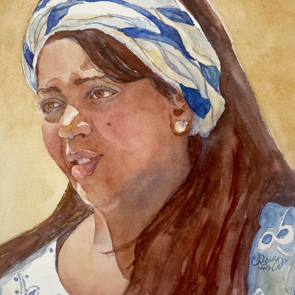 Brazilian Blues 8x8 by Cindy Briggs - Watercolor Painting in NWS-RSW International Exchange Exhibition Brazilian Blues 8x8 by Cindy Briggs - Watercolor Painting in NWS-RSW International Exchange Exhibition