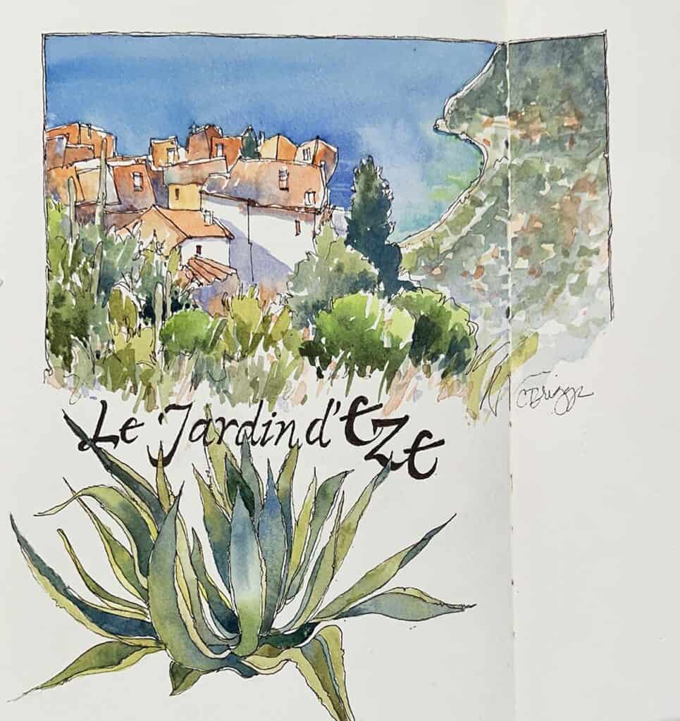 Riviera View from Eze Village, France Riviera View from Eze Village, France