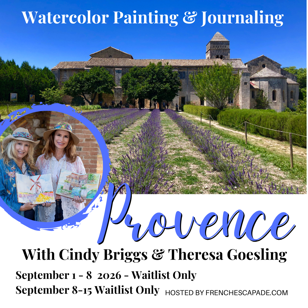 Provence 2026 Home Cindy Briggs Art Watercolor Painting