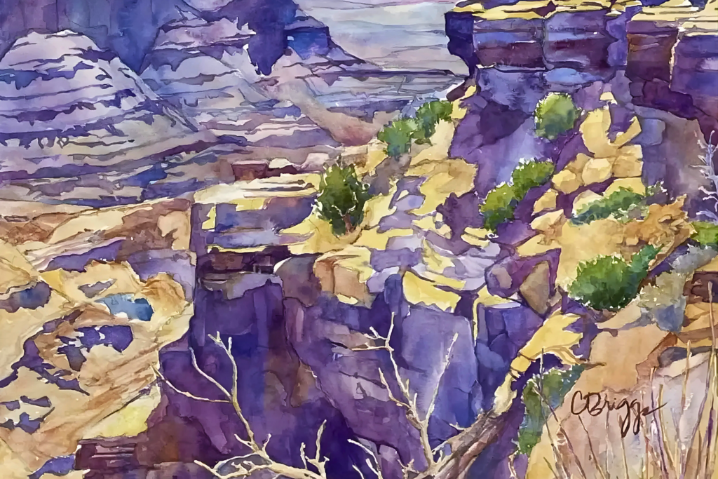 Cindy Briggs watercolor painting
