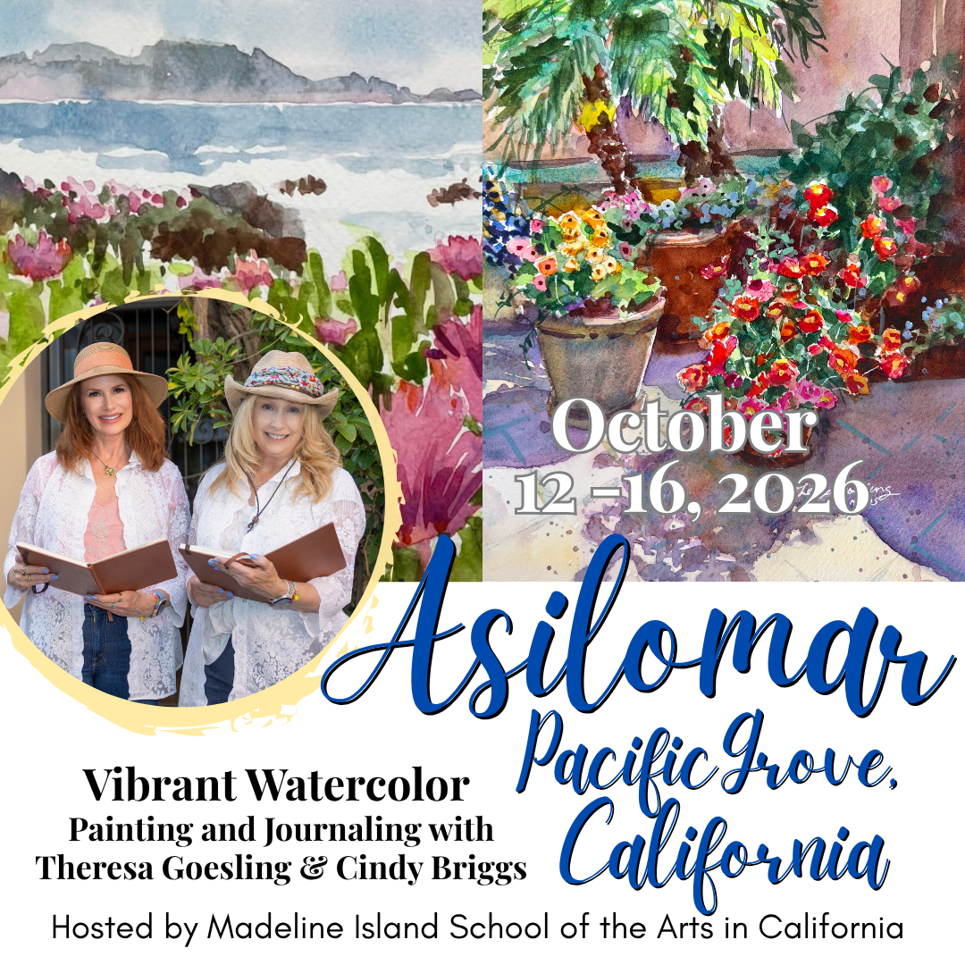 Oct 26 Asilomar Promo Home Cindy Briggs Art Watercolor Painting