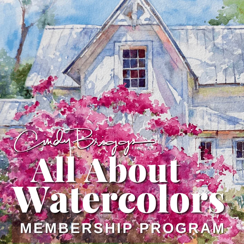 1 AAW Square 2026 Home Cindy Briggs Art Watercolor Painting