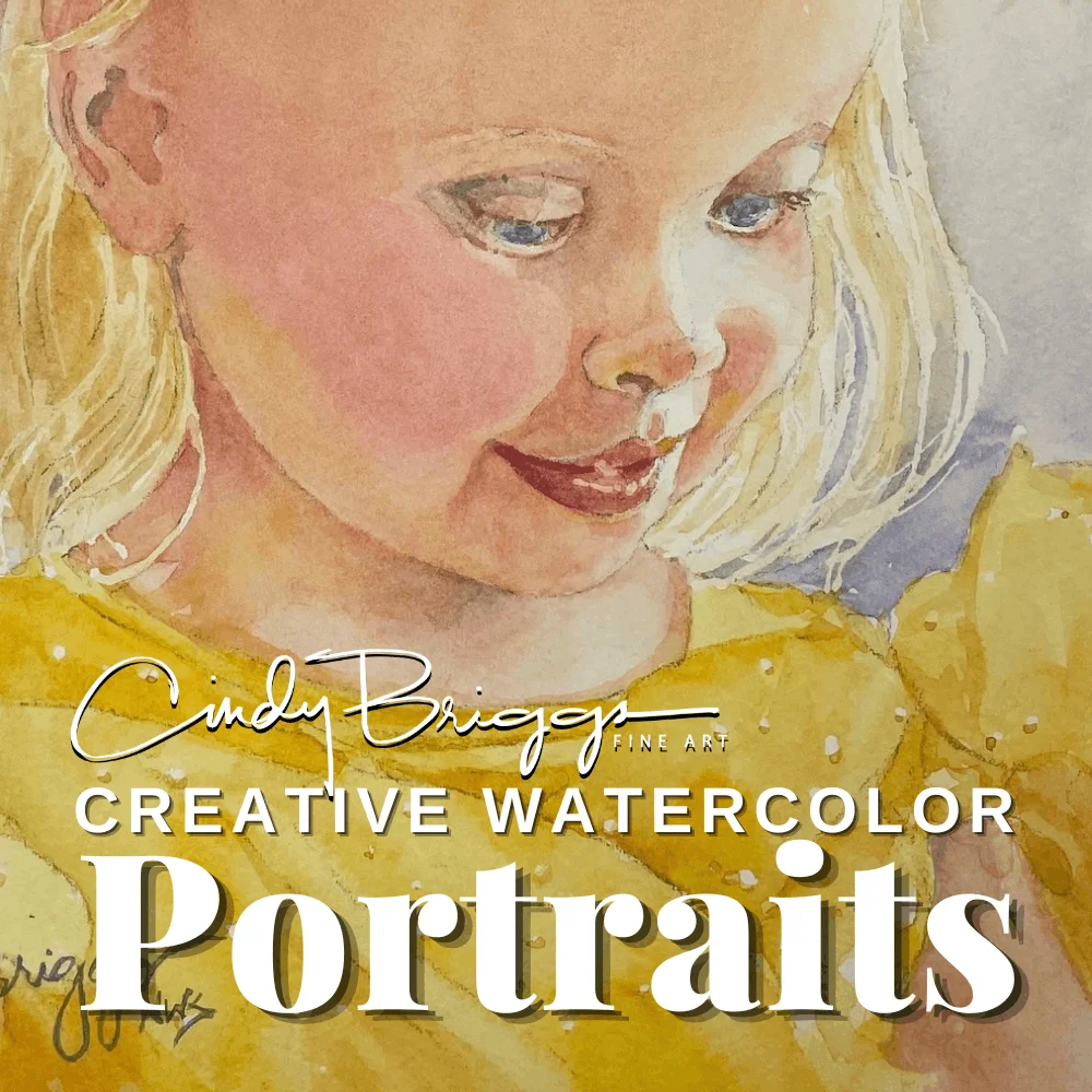 3 Portraits Home Cindy Briggs Art Watercolor Painting