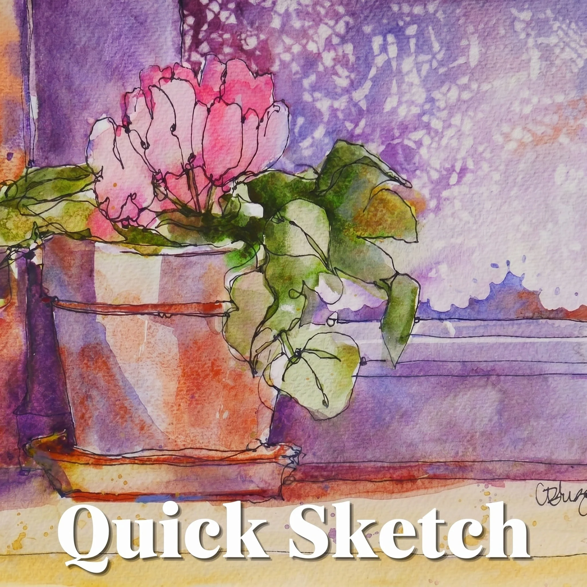 Copy the font style of 202605282253 Gallery Cindy Briggs Art Watercolor Painting