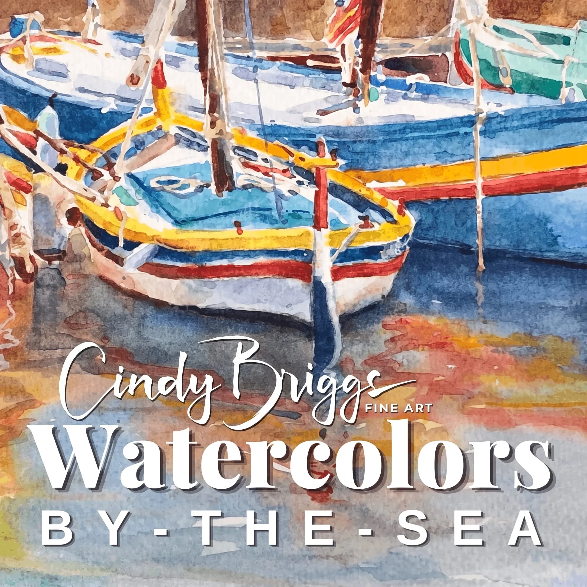 Watercolor by the sea Online Programs Cindy Briggs Art Watercolor Painting